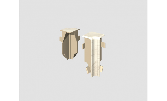 Dub šedomodrý- Vnútorný roh