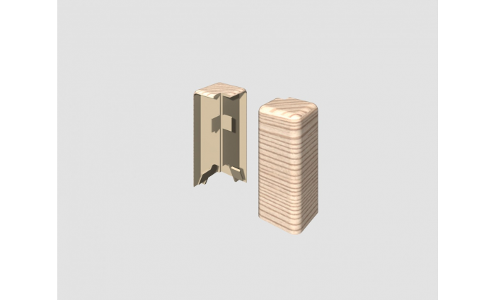 Jaseň béžový- Vonkajší roh