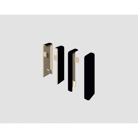 Univerzal čierny- Ukončenie ľavé + pravé