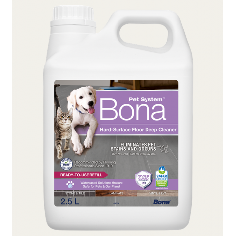 Bona Pet HS Floor Cleaner- čistič na tvrdé podlahy, náplň 2,5L Bona Pet HS Floor Cleaner- čistič na tvrdé podlahy, náplň 2,5L