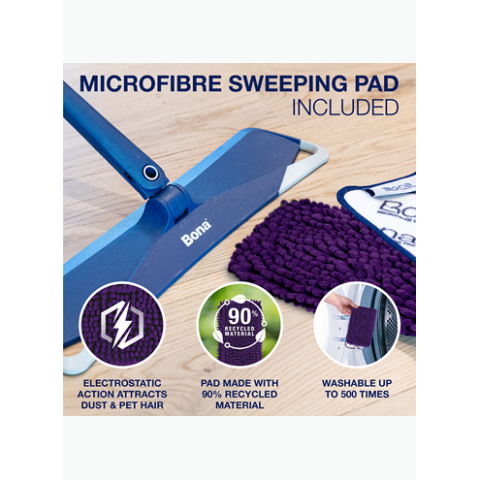Bona Pet Microfiber Premium Floor Mop, teleskopický Bona Pet Microfiber Premium Floor Mop, teleskopický